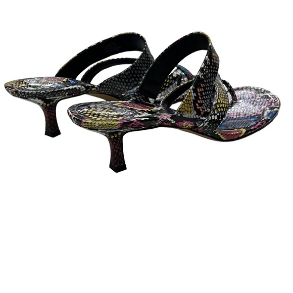 Vince Camuto Leather Sandals Low Heels Multi NWOT SB11 - Picture 5 of 7